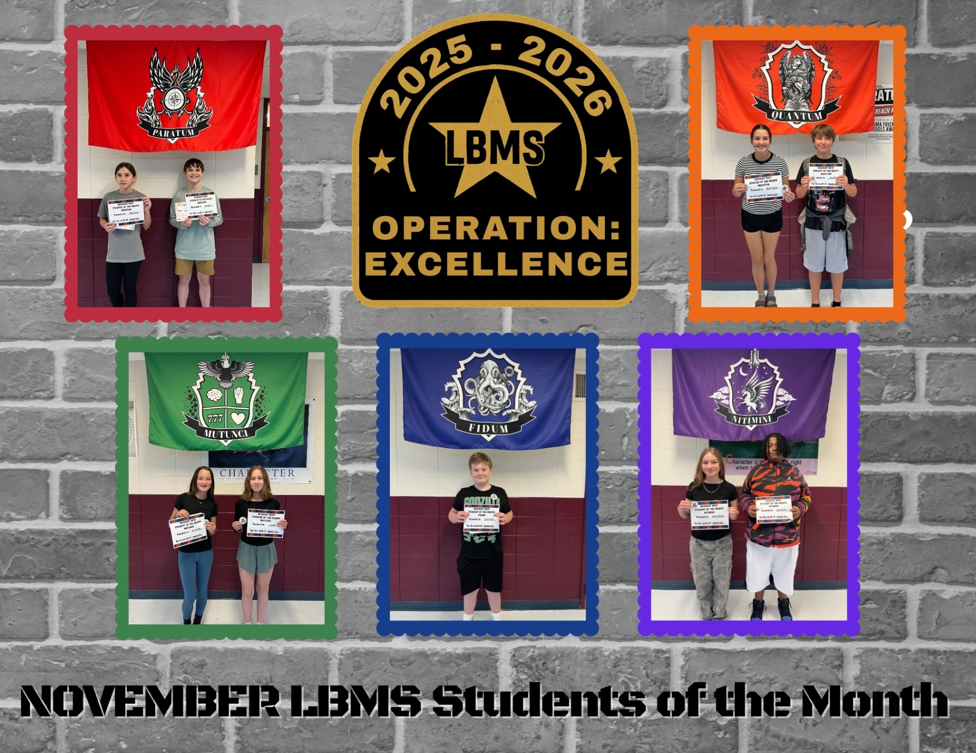 students of the month